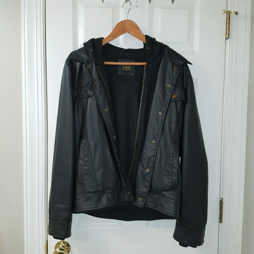 Obey Leather jacket